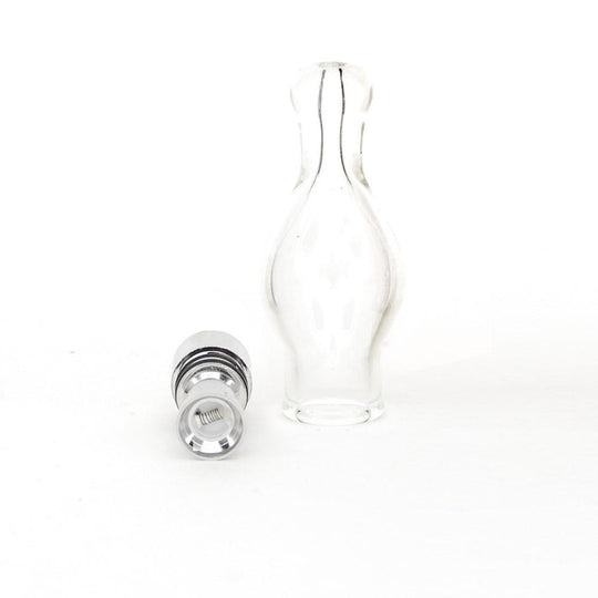 Double Glass All Glass E-nail Globe Atomizer - 2