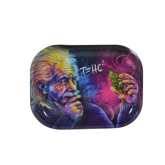 Einstein T=HC2 Metal Rolling Tray - Small - 1