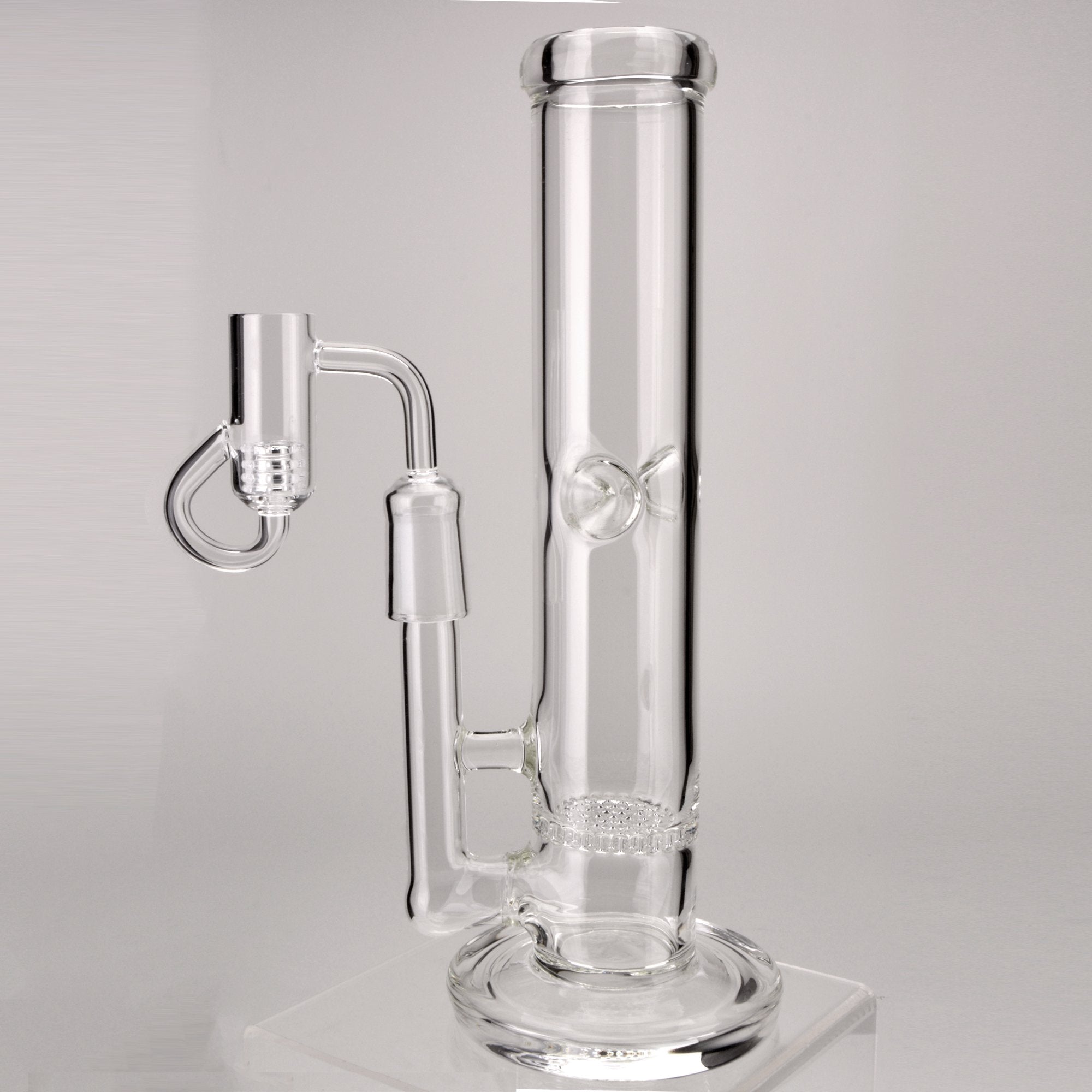 Quartz Recycler Banger Nail w/ Quartz Knot | 14mm - 90 Degree - Female - 5