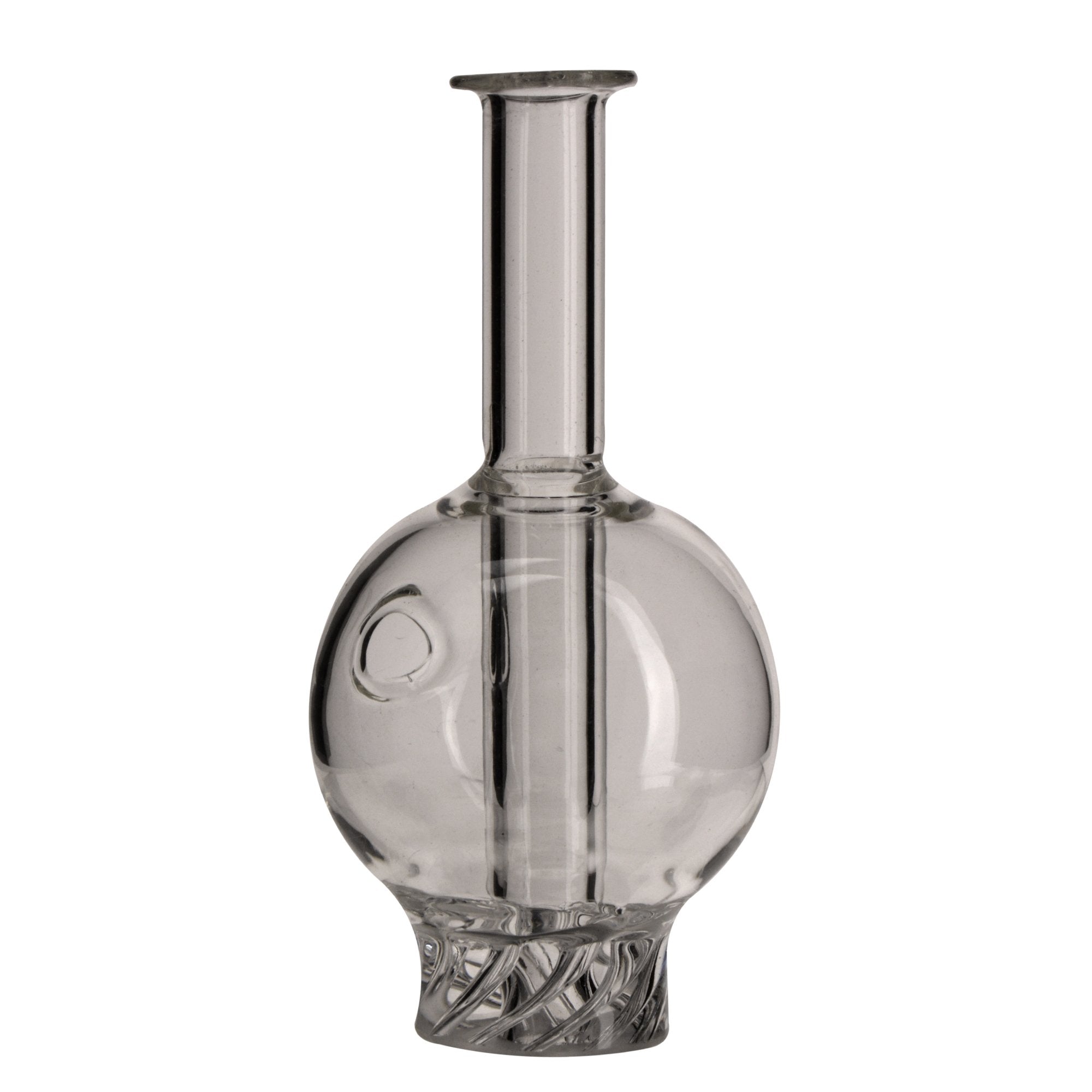 Bubble Carb Cap w/ Airflow Hole | 30mm - Glass - Smoke - 2