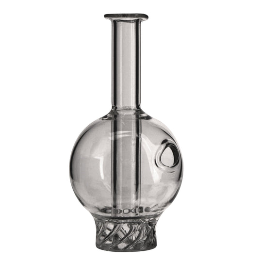 Bubble Carb Cap w/ Airflow Hole | 30mm - Glass - Smoke - 1