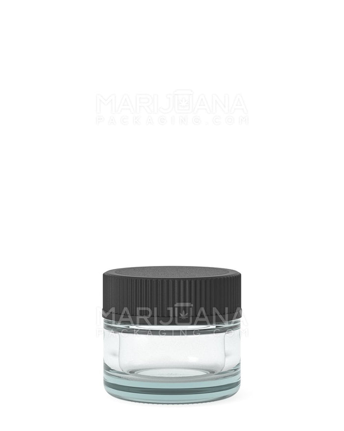 Glass Concentrate Containers with Black Cap | 28mm - 5mL - 250 Count Image