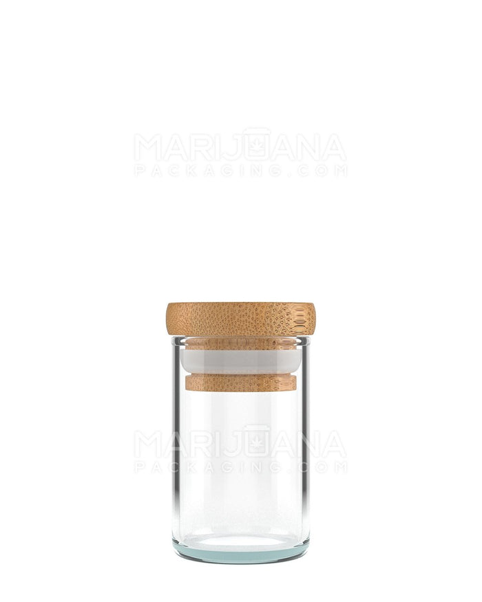 Glass Jar with Wooden Lid | 1oz - 8 Dram | Sample Image