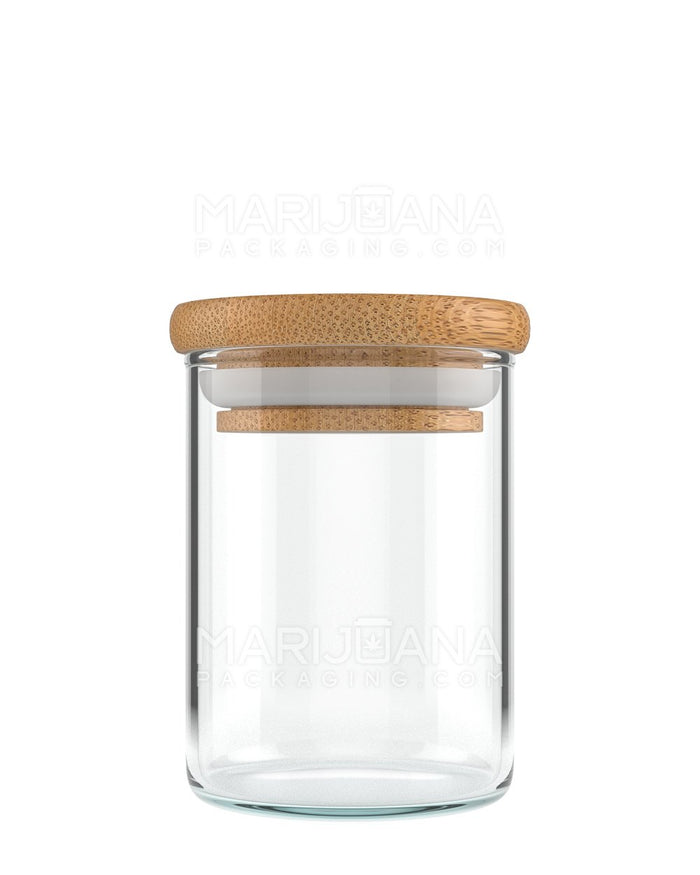 Glass Jar with Wooden Lid | 4oz - 32 Dram - 120 Count Image