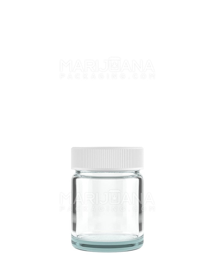 Glass Jars with White Cap | 38mm - 1oz - 252 Count Image