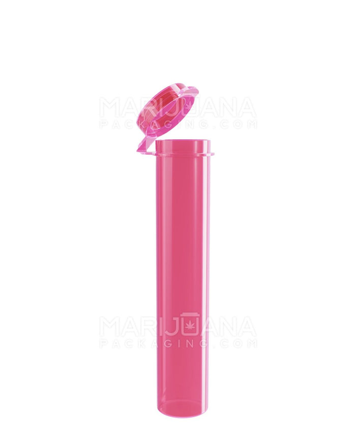 Hinged Lid Pre-Roll Tubes | 94mm - Pink - 100 Count Image