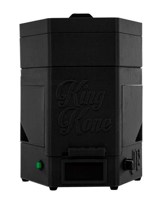 KING KONE | Black Vibration Pre-Rolled Cones Filling Machine 84/98/109mm | Fill 169 Cones Per Run - 1