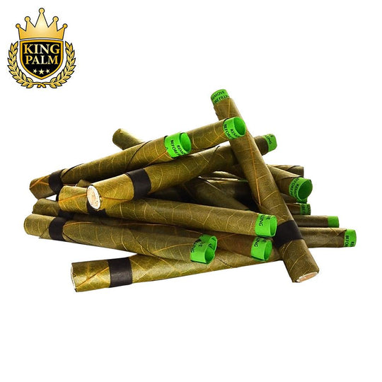 KING PALM | King Size Bulk Blunt Wraps | 105mm - Palm Leaf - 140 Count - 1