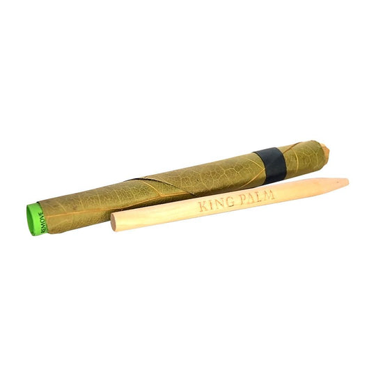 KING PALM | 'Retail Display' 3G XL Natural Leaf Blunt Wraps | 105mm - Super Slow Burning - 50 Count - 2