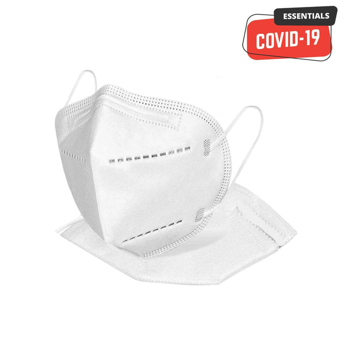 KN95 Respirator Face Mask | 4 Ply - White - 2 Count Image