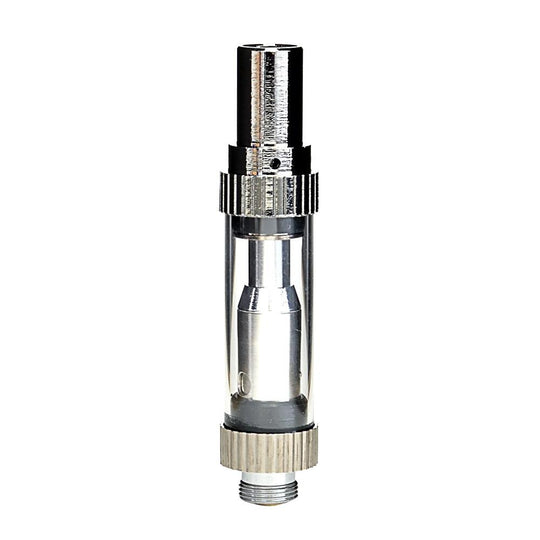 LIBERTY | Dual Coil V3 Vape Cartridge w/ Adjustable Aspiration Hole | 0.5mL - Stainless Steel - 100 Count - 1