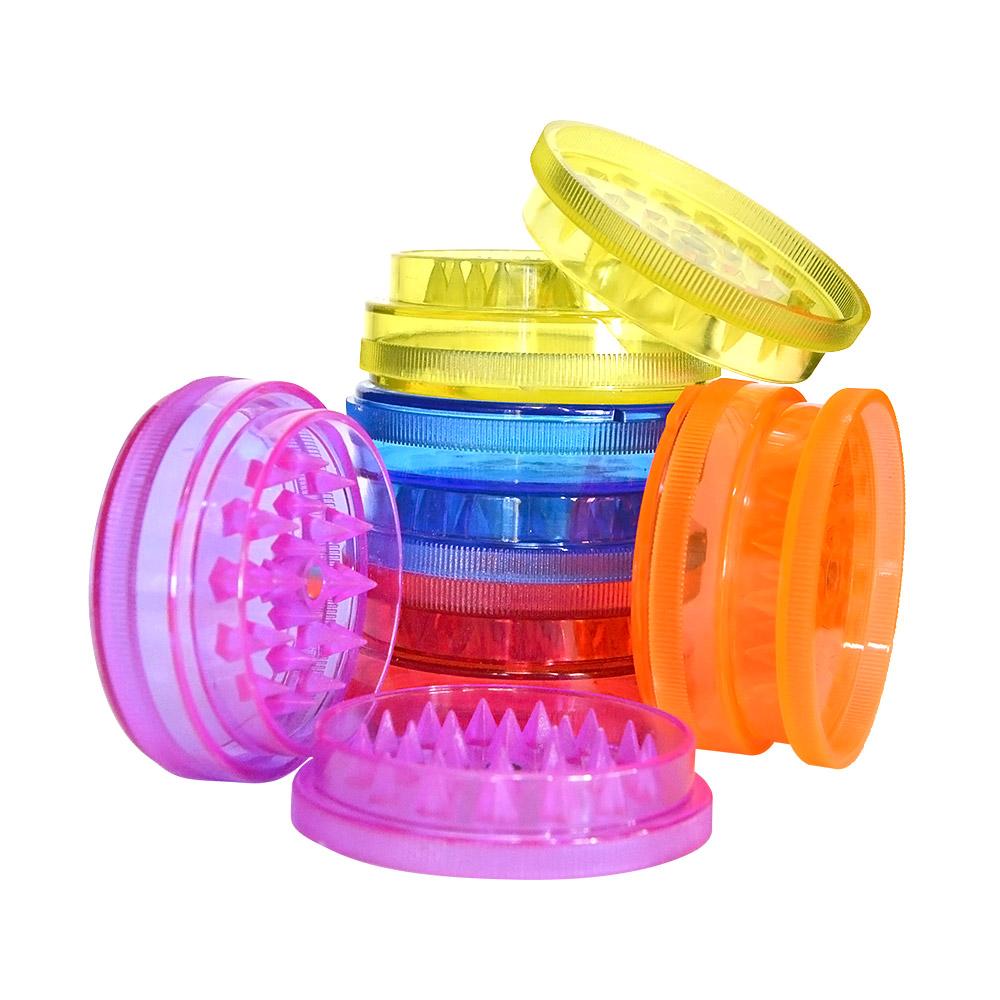 Magnetic Plastic Grinder | 2 Piece - 60mm - Assorted - 6