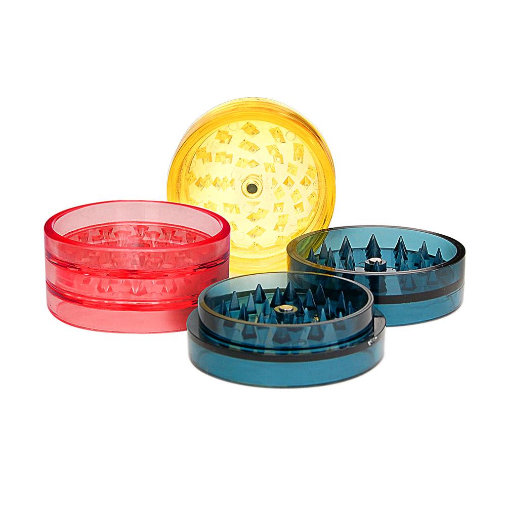 Magnetic Plastic Grinder | 2 Piece - 60mm - Assorted - 1