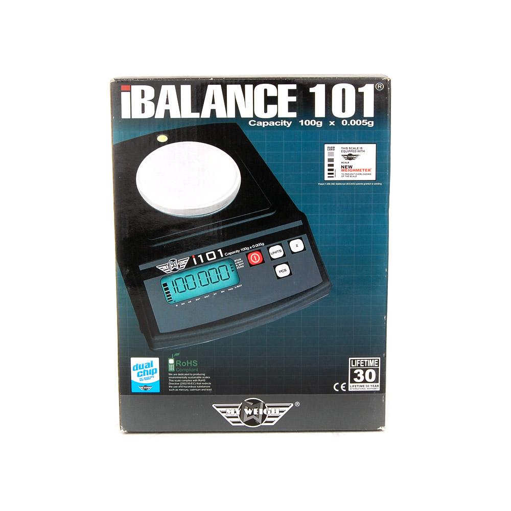 MY WEIGH | iBalance i101 Digital Scale | 100g Capacity - 0.005g Readability - 5