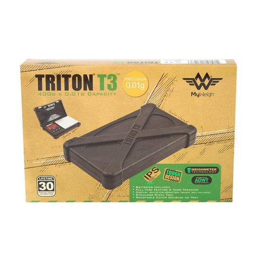 MY WEIGH | Triton T3 Digital Scale | 400g Capacity - 0.01g Readability - 5