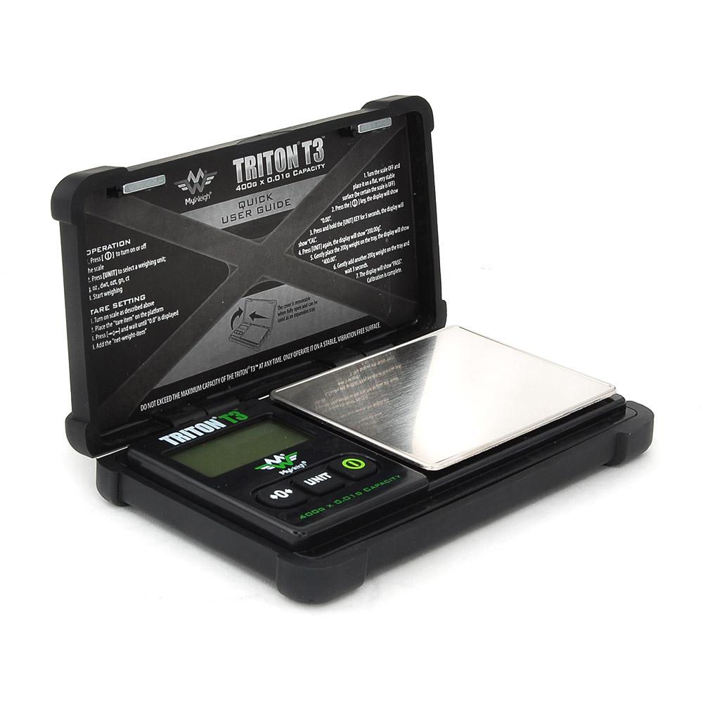 MY WEIGH | Triton T3 Digital Scale | 400g Capacity - 0.01g Readability - 1