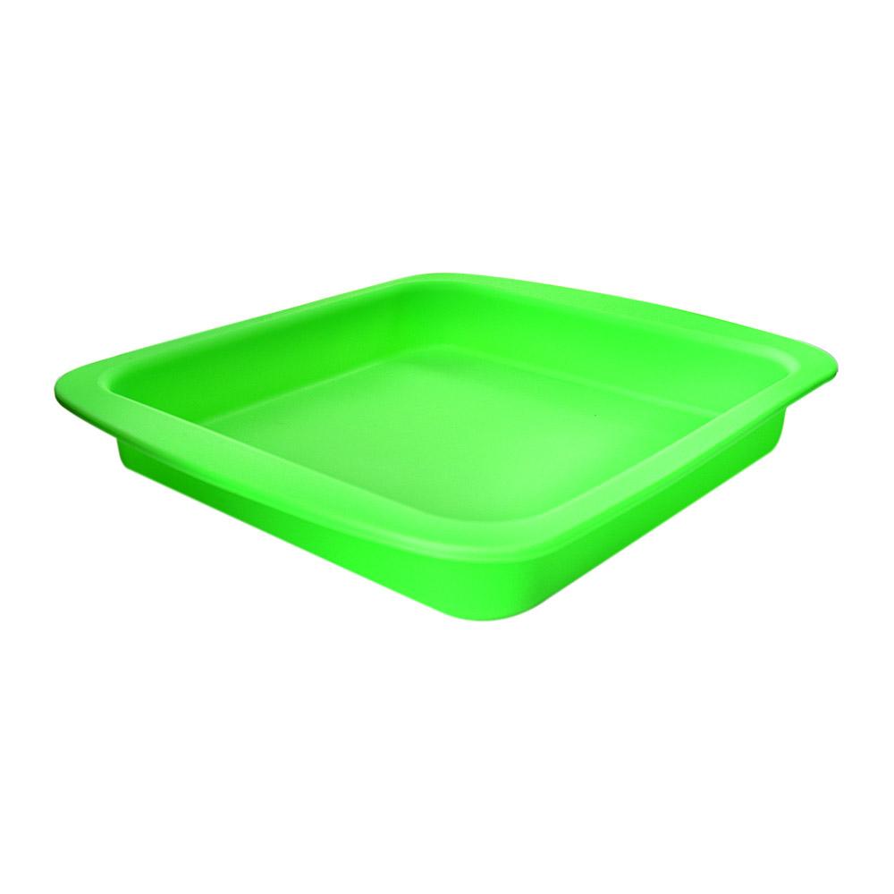 Non-Stick Silicone Square Tray | 10in x 9in - Medium - 10 Count - 1