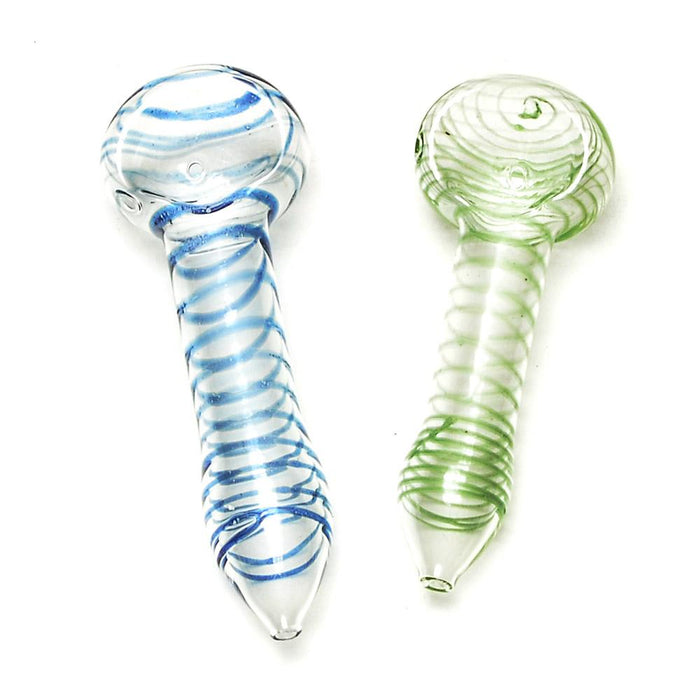 Assorted Spiral Spoon Hand Pipe | 2.5in Long - Glass - 100 Count Image