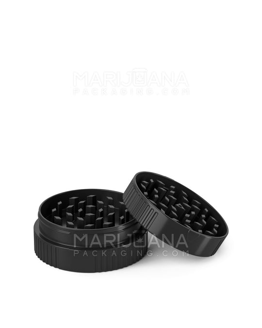 Child Resistant | Plastic Grinder Caps for Vials| 40/60 Dram - Black - 50 Count - 2