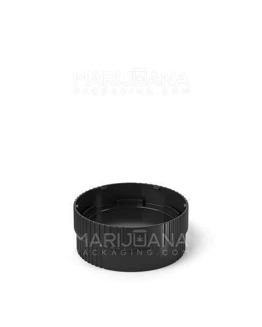 Child Resistant | Plastic Grinder Caps for Vials| 40/60 Dram - Black - 50 Count - 6