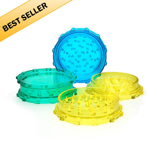 Assorted Plastic Grinders | 2 Piece - 70mm - 100 Count - 7