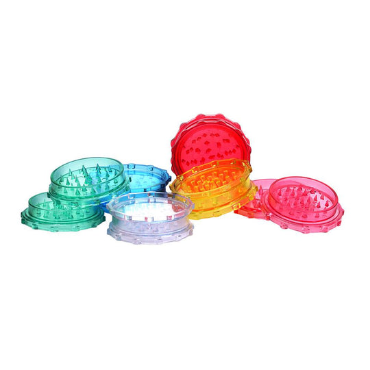 Assorted Plastic Grinders | 2 Piece - 70mm | Sample - 1