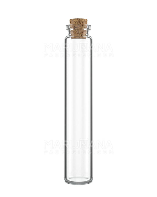 Glass Pre-Roll Tube with Cork Top | 120mm - Clear Glass | Sample - 1