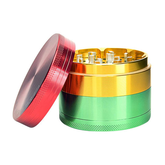 CHROMIUM CRUSHER | Magnetic Metal Grinder | 4 Piece - 63mm - Rasta - 1