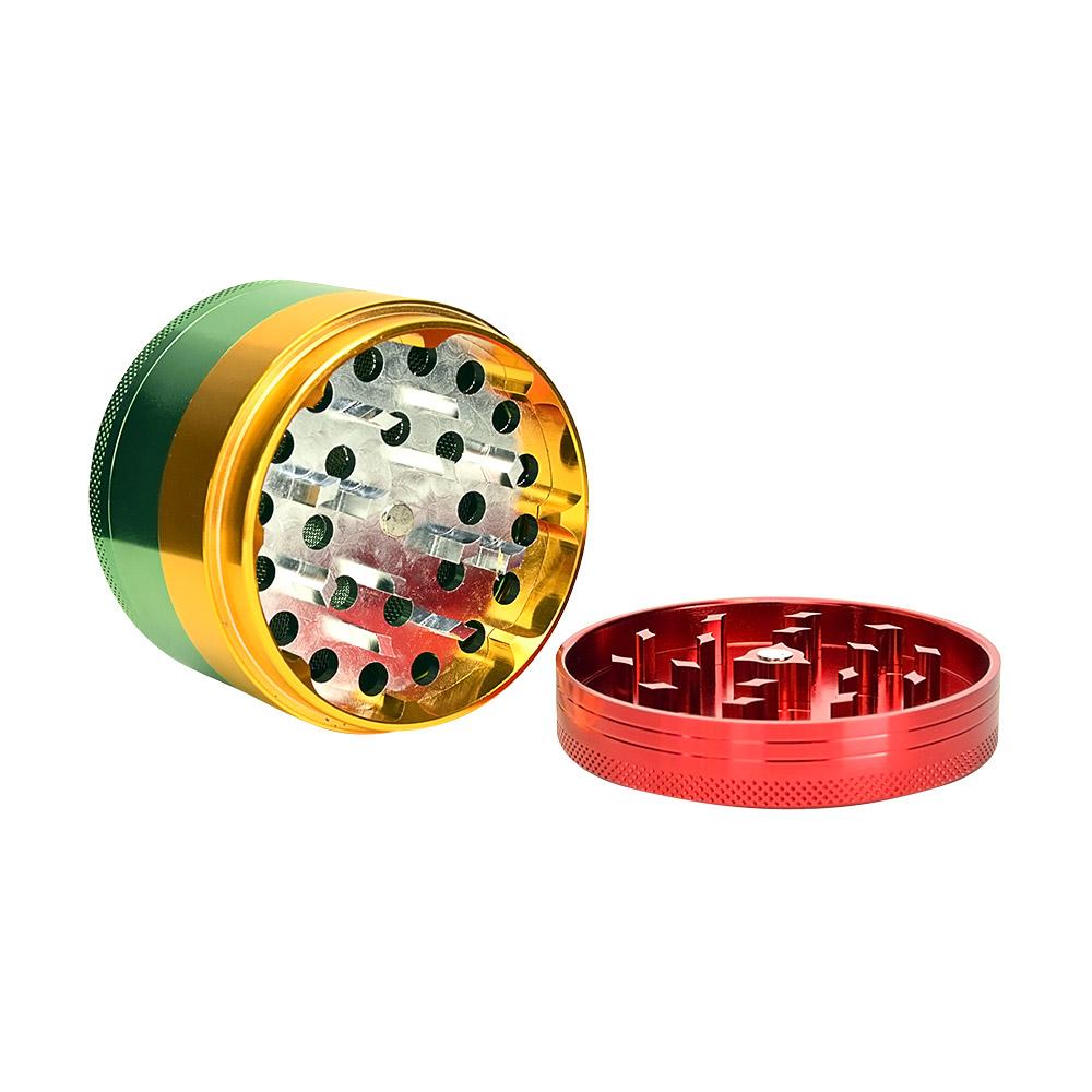 CHROMIUM CRUSHER | Magnetic Metal Grinder | 4 Piece - 63mm - Rasta - 4