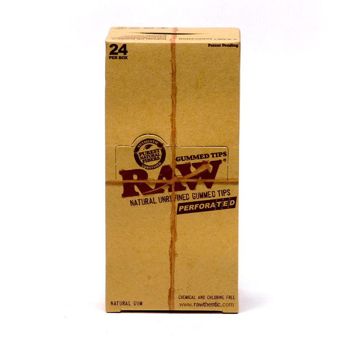 RAW Perforated Gummed Tips - 24 Count Image