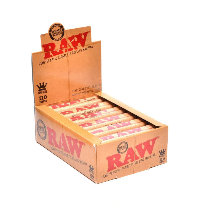 RAW | 'Retail Display' Rolling Paper Machine | 110mm - Hemp Plastic - 12 Count Image