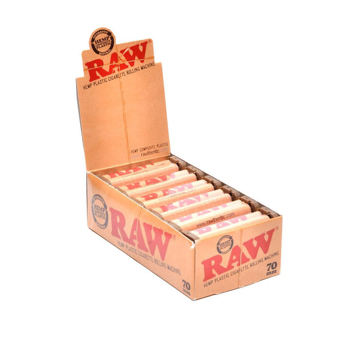 RAW | 'Retail Display' Rolling Paper Machine | 70mm - Hemp Plastic - 12 Count Image