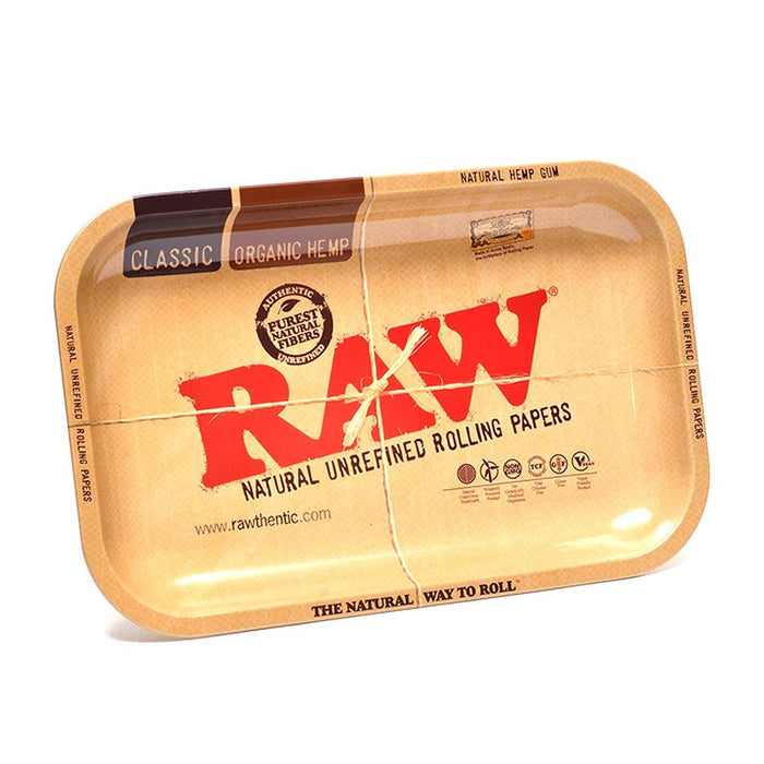 RAW | Classic Rolling Tray | 13in x 11in - Large - Metal Image