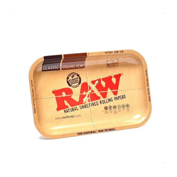 RAW | Classic Rolling Tray | 11in x 7in - Small - Metal Image