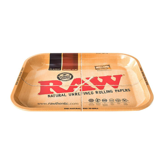 RAW | Classic Rolling Tray | 11in x 7in - Small - Metal - 3