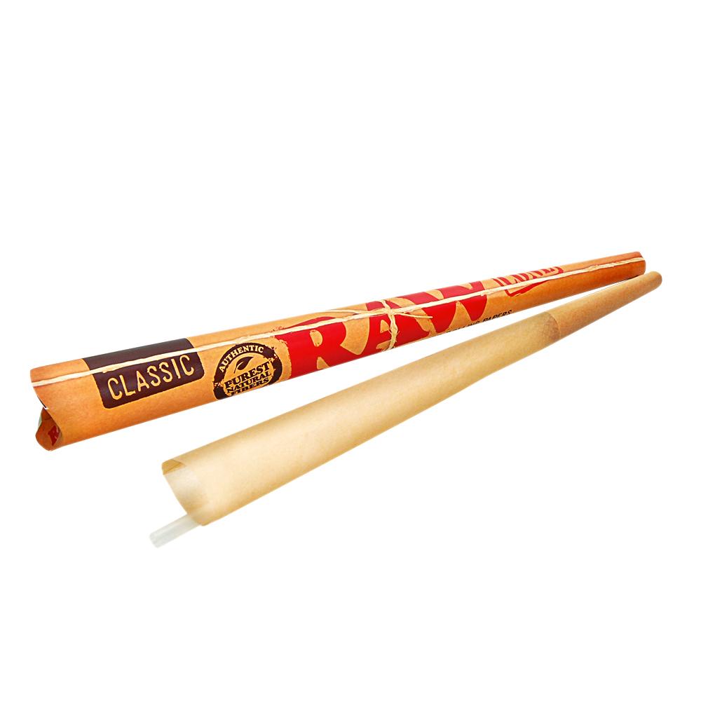 RAW | 'Retail Display' Classic Supernatural Pre-Rolled Cone | 305mm - Hemp Paper - 3