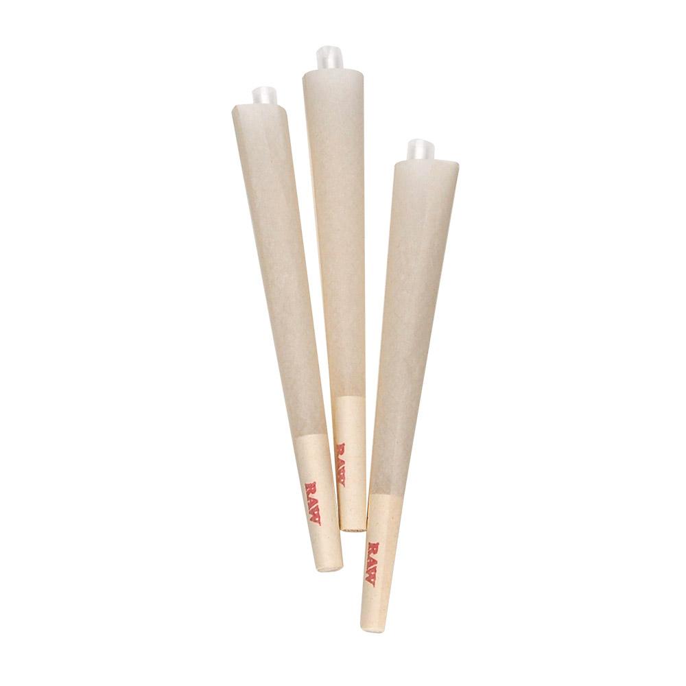 RAW | 'Retail Display' King Size Pre-Rolled Cones | 109mm - Organic Hemp Paper - 96 Count - 4