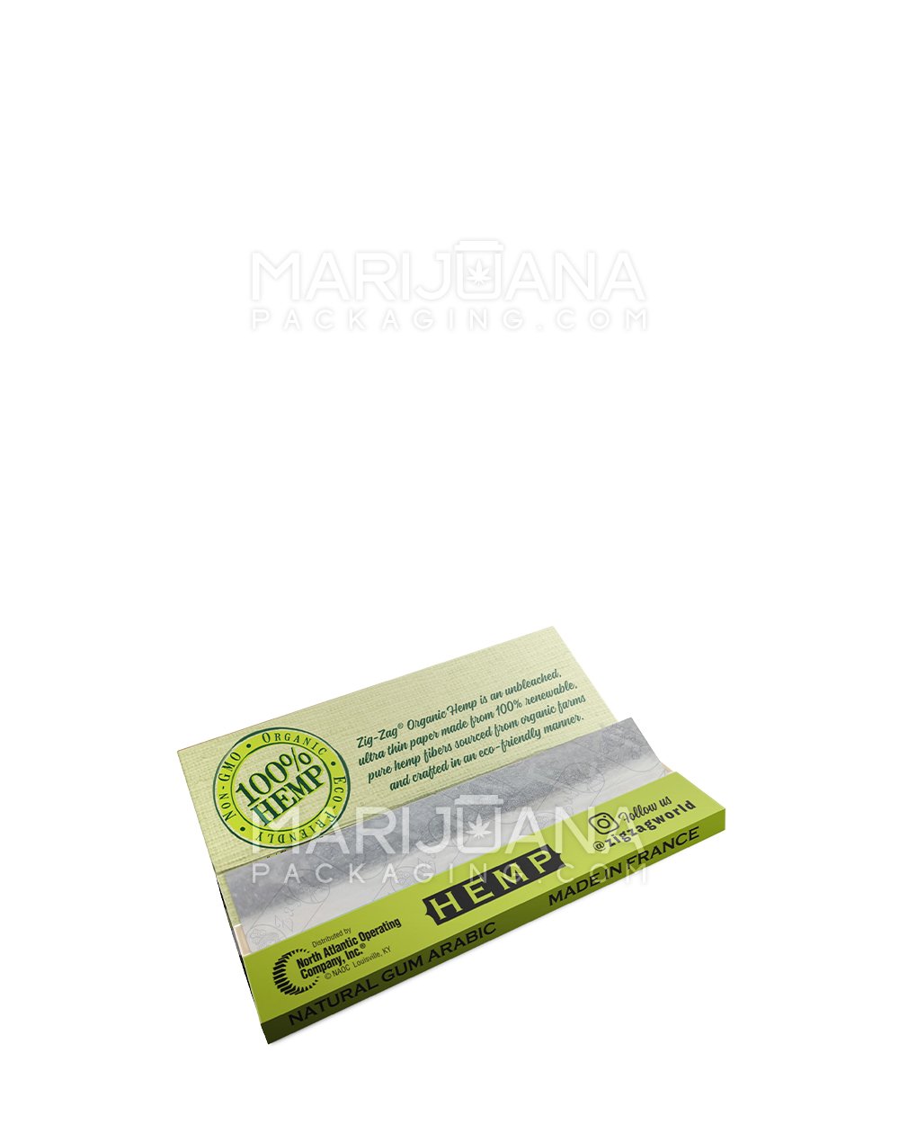 ZIG ZAG | 'Retail Display' Organic Hemp 1 1/4 Size Rolling Papers | 78mm - Hemp Paper - 24 Count - 3