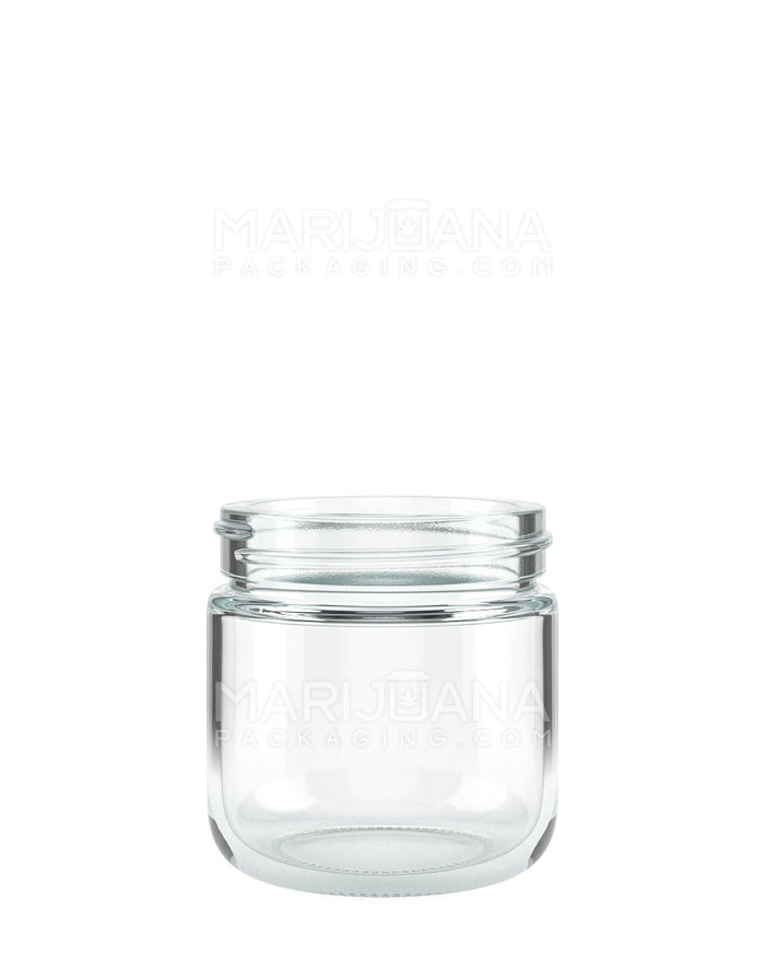 Rounded Base Clear Glass Jars | 53mm - 2oz | Sample Image