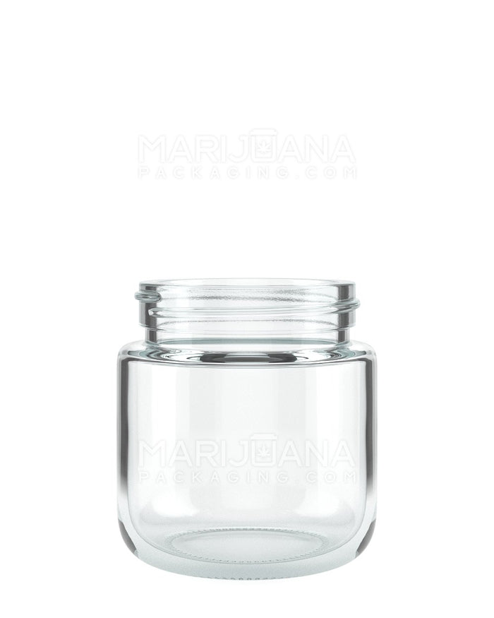 Rounded Base Clear Glass Jars | 53mm - 3.75oz | Sample Image