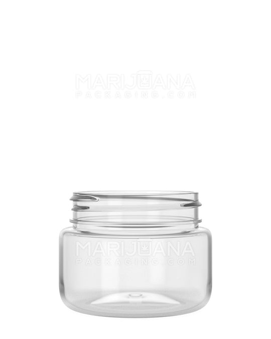 Rounded Base Clear Plastic Jars | 53mm - 2.5oz - 600 Count - 1