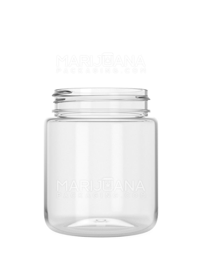 Rounded Base Clear Plastic Jars | 53mm - 5oz | Sample Image