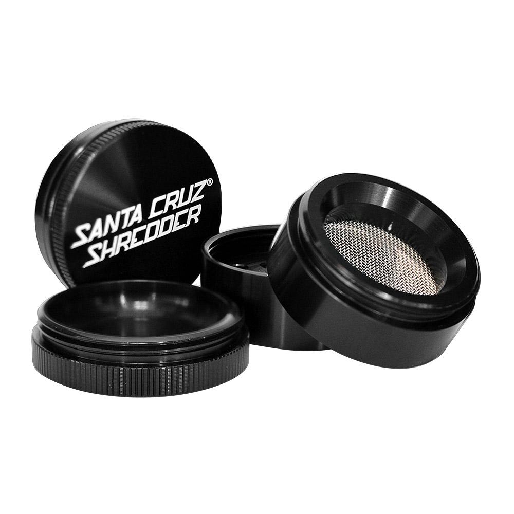 SANTA CRUZ SHREDDER | Magnetic Alumnium Grinder | 4 Piece - 42mm - Black - 5