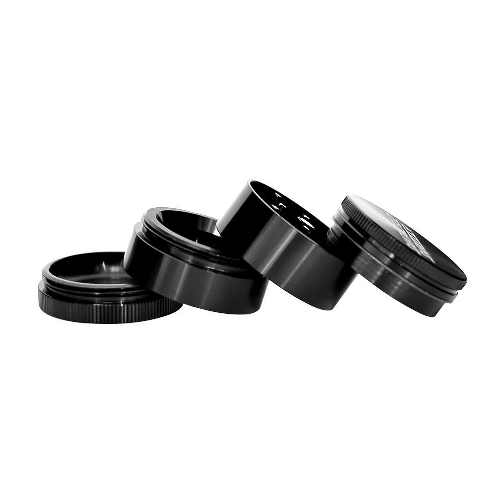 SANTA CRUZ SHREDDER | Magnetic Alumnium Grinder | 4 Piece - 42mm - Black - 6