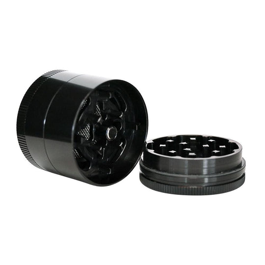 SANTA CRUZ SHREDDER | Magnetic Alumnium Grinder | 4 Piece - 42mm - Black - 4