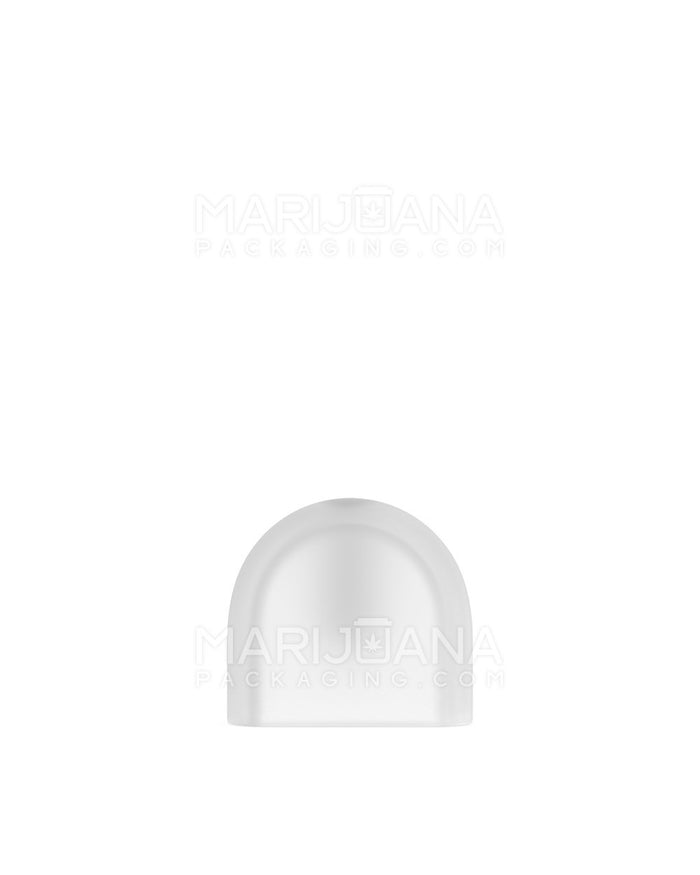 Dust Proof Cover for Flat Vape Cartridge Tips | Opaque White - Silicone | Sample Image