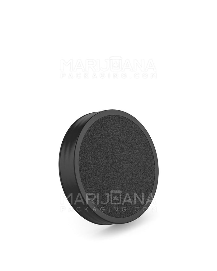 Smooth Screw Top Plastic Caps | 53mm - Semi Gloss Black | Sample Image