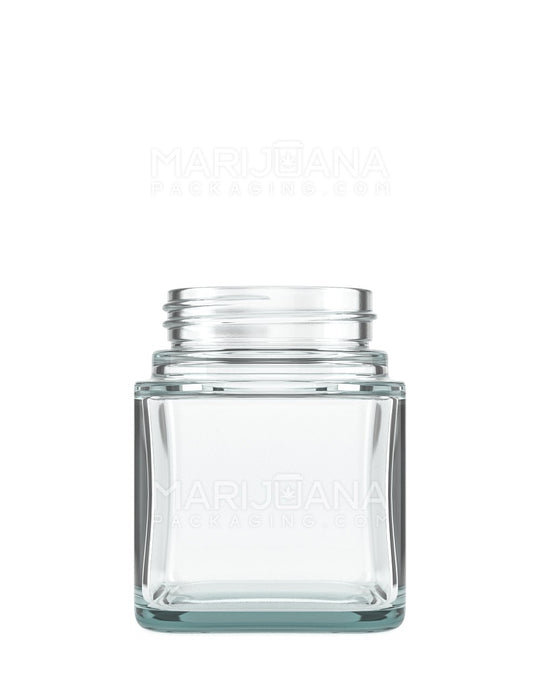 Square Clear Glass Jars | 46mm - 3oz | Sample - 1