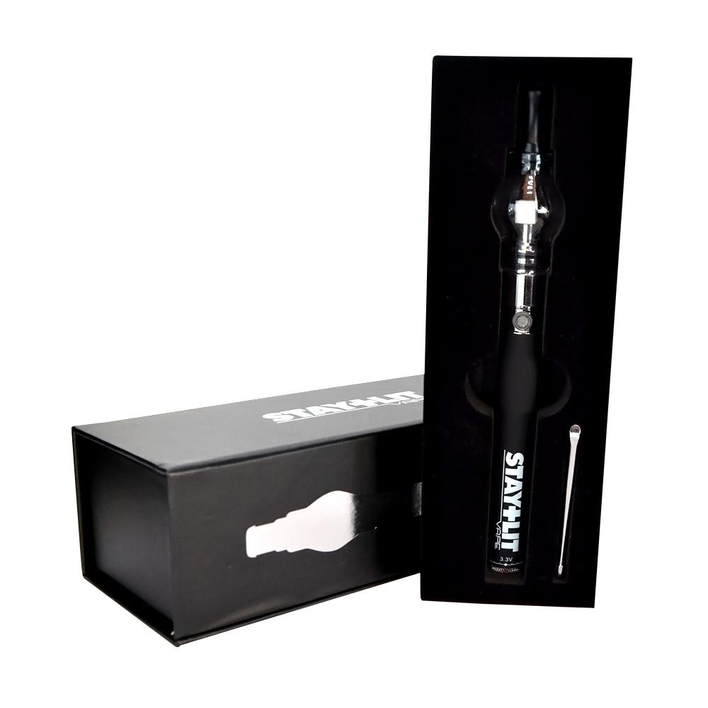 STAYLIT | Adjustable Vaporizer w/ Glass Globe - Black - 5