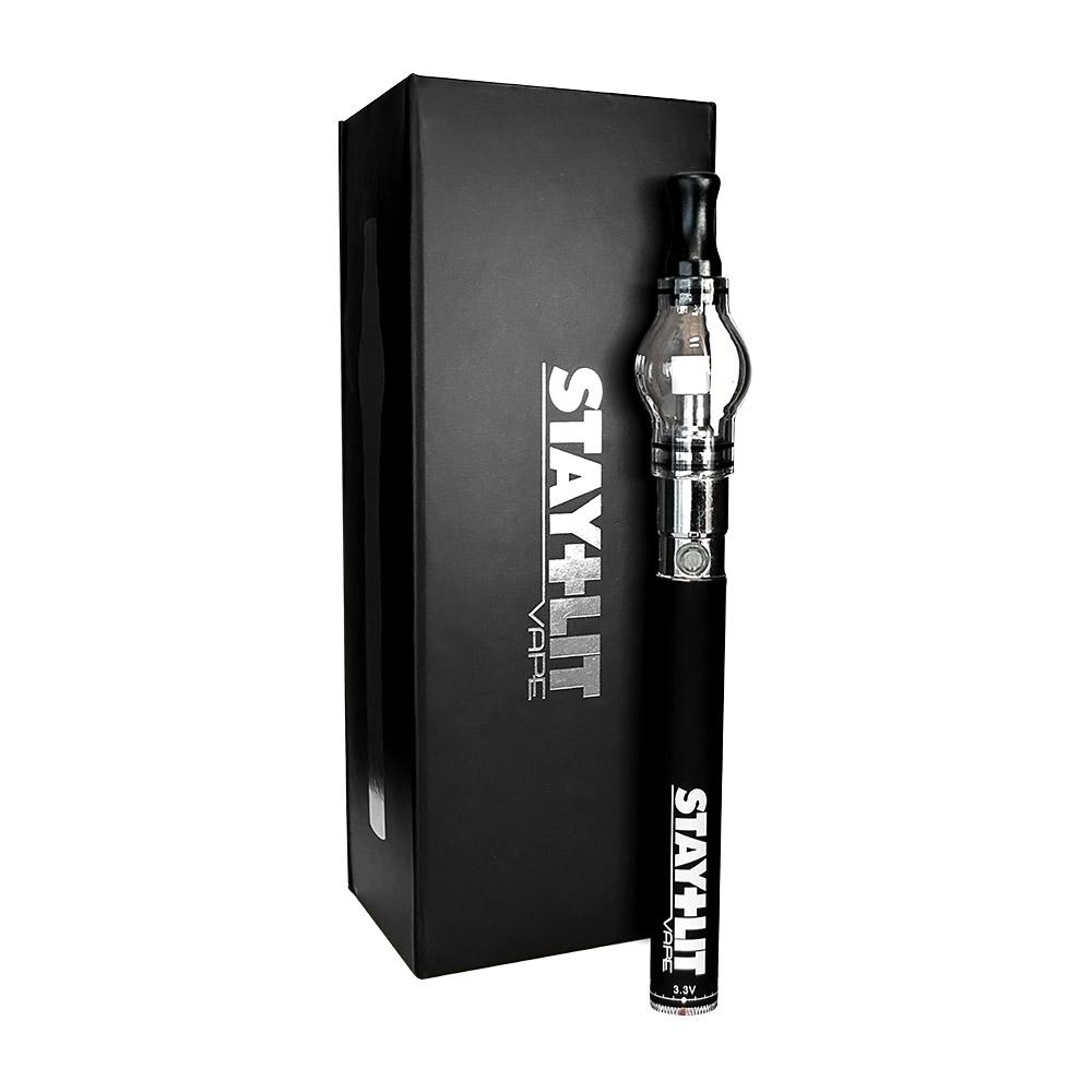 STAYLIT | Adjustable Vaporizer w/ Glass Globe - Black - 1